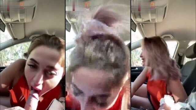 Meribabee  oral sex İfşası Arbadayken